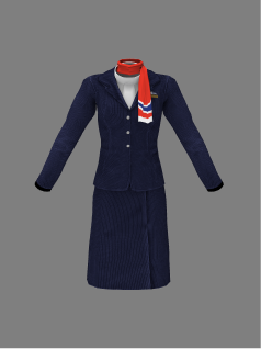 British Airway - Uniform Try-On