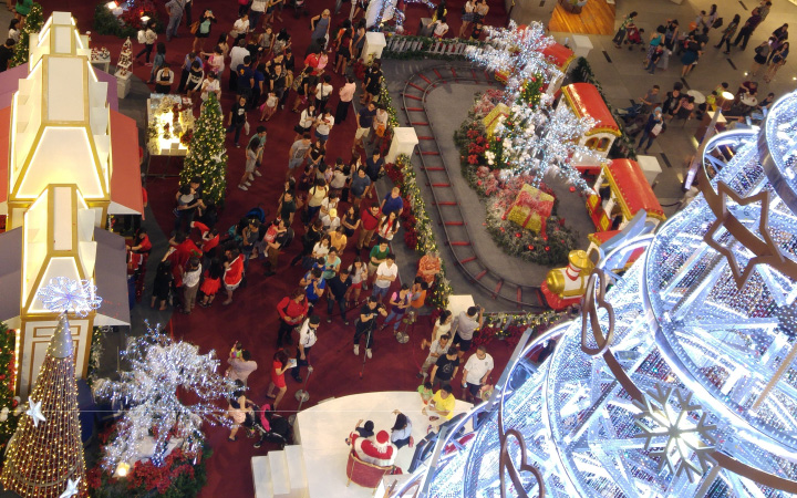 Magic Mirror at Swarovski festive event 2