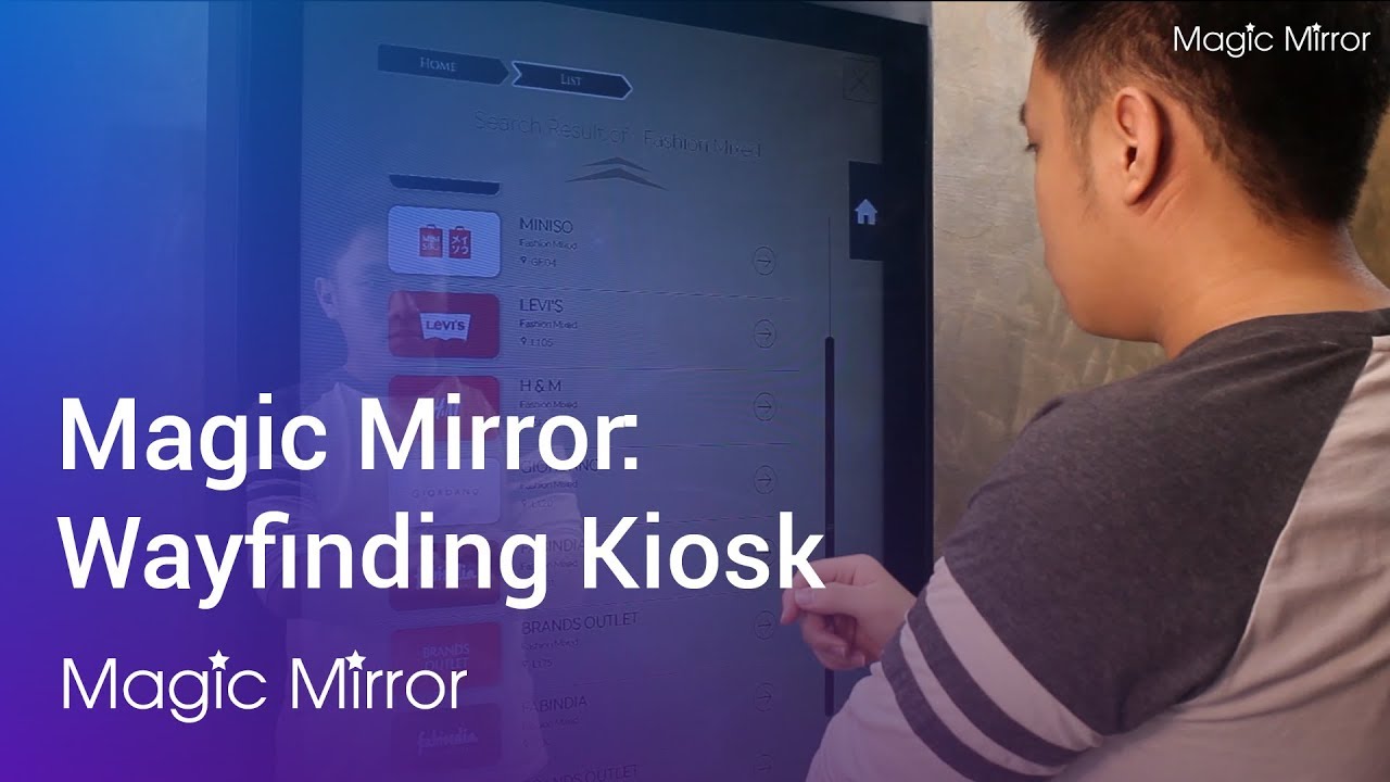 Magic Mirror - Interactive Wayfinding