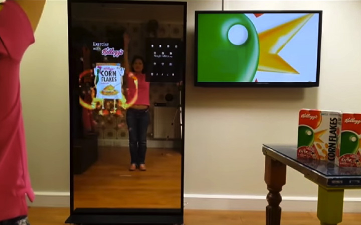 Interactive advertising app